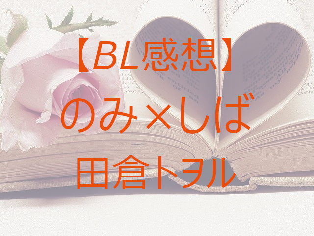 Bl感想 のみ しば 感想 腐ログ 仮